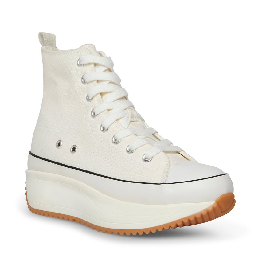 Zapatos Plataforma Steve Madden Winston Mujer Blancas | ES EK8S63